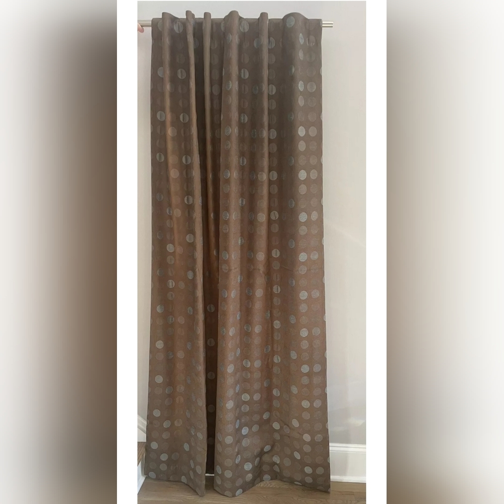 Pier1 Province Carafe/Smoke Blue Drapery Panels